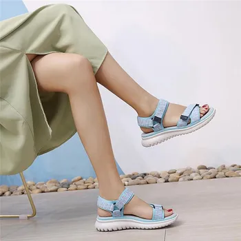 TIMETANG Moda za ženske športne sandale lahka platforma čevlji 2021 poletje stanovanje priložnostne čevlji ženski natikači sandalia feminina