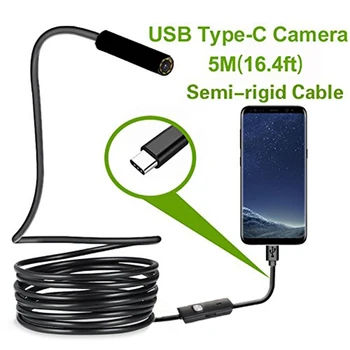 Tip-c Android USB-Endoskop Fotoaparat 7.0 mm Trdi Kabel PC Android Telefon Endoskop Cevi Tip C Endoskop Pregled Mini Kamera