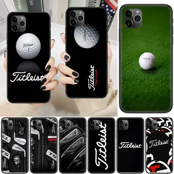 Titleist Golf blagovne znamke Telefon Primeru Zajema Trup Za iphone 5 5s se 2 6 6s 7 8 12 mini plus X XS XR 11 PRO MAX black art nepremočljiva