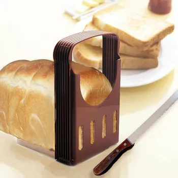 Toast Kruh Slicer Plastično Zložljivo Štruca Nož Stojalo za Rezanje Vodnik za Rezanje Orodja, Kuhinjskih pripomočkov, JAN88