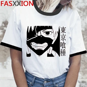 Tokio Ghoul Kaneki Ken oblačila moških 2021 plus velikost bela majica grunge kawaii t-shirt tumblr