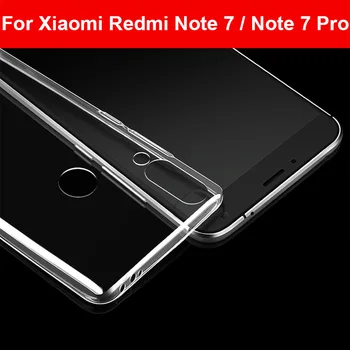 TOLIFEEL Za Xiaomi Redmi Opomba 7 Primeru Silikonski Pokrov Slim Pregledna Zaščita Telefona Soft Shell Za Xiaomi Redmi Opomba 7 Pro