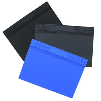 Toplotna Izolacija Silikonsko Blazinico Desk Mat za Vzdrževanje Platforme Za BGA Spajkalno Postajo za Popravilo Orodja za Popravilo Siva/Črna/Darkblue