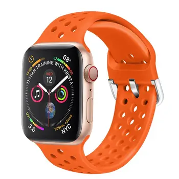 Trak za Apple Watch band apple ura 5 4 3 44 mm 40 mm iWatch band 42mm 38 mm Šport silikonsko zapestnico correa watch Dodatki