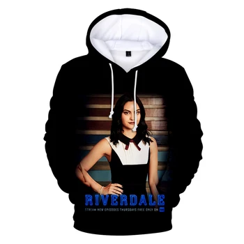 Trendy Klasični TV serije Riverdale 3D Puloverji Jopice, Moške/Ženske Najstniških Dolg Rokav Hoodie Moda Priložnostne Smešno Puloverji