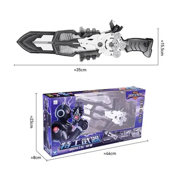 Tri Načinu Mini Preoblikovanje Sil Meč Igrače, z zvočnimi in svetlobnimi figuric MiniForce X Deformacije Orožje Pištolo Igrača