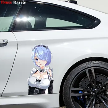 Tri Ratels FC711 rem re nič anime dekle avto Nalepke za dekoracijo zvezek decal