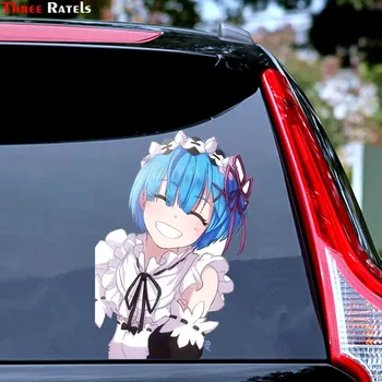 Tri Ratels FC711 rem re nič anime dekle avto Nalepke za dekoracijo zvezek decal