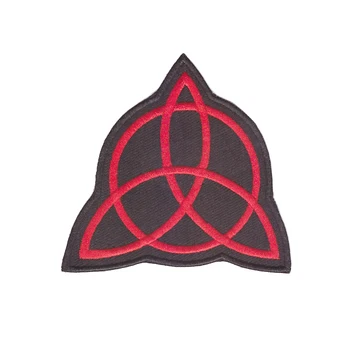 Trikotnik Trojice Keltski Vozel Norse Logo Vezenih Železa Sew Na Obliž DIY