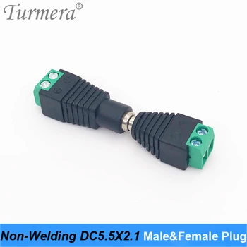 Turmera DC konektor 5.5*2.1 mm napajalna Vtičnica Napajalnik Priključite Kabel Priključek za Screwdiver baterije in 3528/5050/5730 led trak svetlobe