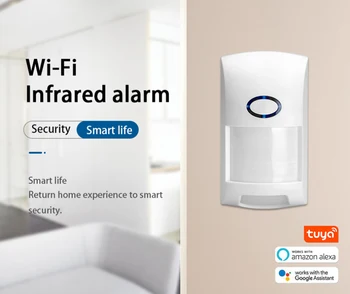 Tuya Smart WiFi Ir PIR Senzor Gibanja Detektorji Alarm Združljiv Z Tuya Smart APP Smart Life APLIKACIJO Smart home oprema