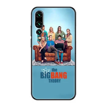 TV Big Bang Theory primeru Telefon Za Huawei P 8 10 20 30 Smart Plus 2019 Ž Pro Lite 2017 2019 black slikarstvo kritje tpu hoesjes