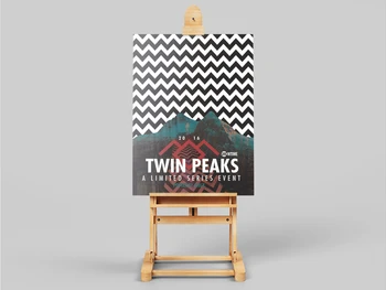 Twin Peaks TV Serije Stenske Nalepke Platno Slikarstvo Dekoracijo Dobra Kakovost Tiska Retro Vintage Plakat Doma Dekor Stenske Slike
