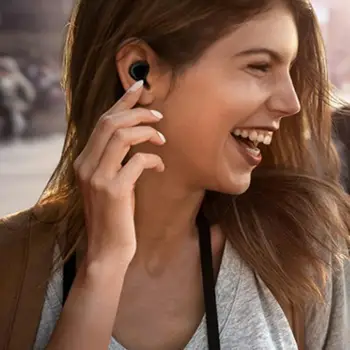 TWS-J12 Brezžična Slušalka Bluetooth Slušalke Polnjenje Bin Nepremočljiva HD Zmanjšanje Hrupa Športne Slušalke z mikrofonom Za IPhone / Xiaomi