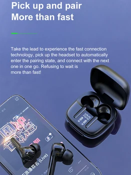 TWS Slušalke Bluetooth 5.0 Brezžične Slušalke Nepremočljiva Globok Bas Čepkov Res Brezžične Stereo Slušalke Z Mikrofonom Športne Slušalke