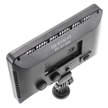 Ultra Slim High Power 128-LED Video Luč Tipke kamere Kamere DV možnost zatemnitve luči za dslr A7 A6500 A6300 GH4/GH5