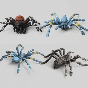 Umetni Pajek Halloween Dekoracijo Simulirani Pajek Model Realistične Plastičnih Pajek Figurice Otroci 