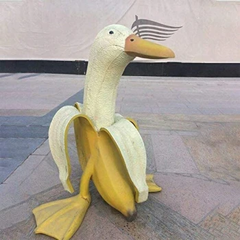 Umetnost Banana Raca Ustvarjalni Vrt Dekoracijo Skulpture Dvorišču, Vrt Dekor Letnik Okras Doma Kipi Okrasni Dodatki