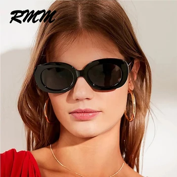 Unisex hip hop Široko robovi velike okvirjem kvadratnih sončna Očala Evropske punk kul moški ženske sončna očala