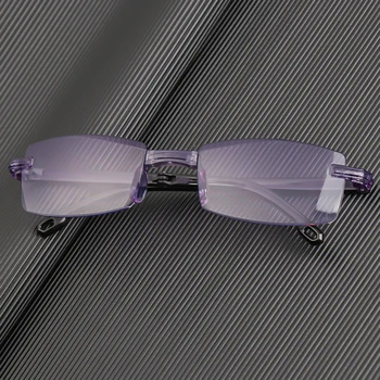 Unisex Prenosna Zložljiva Obravnavi Očala Diamond cut-Anti-Modra UV Žarki Presbyopia Očala z Očali Primeru Vision Care