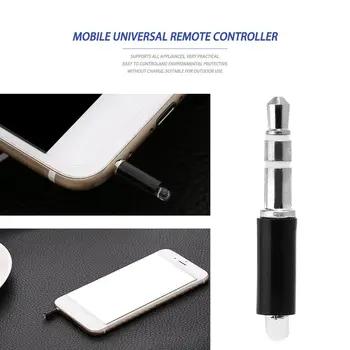 Univerzalni 3,5 mm Mini Inteligentni Daljinsko upravljanje Priključite Mobilni Telefon, Pametnih Ir IR Daljinski upravljalnik Jack Za iPhone IOS Android
