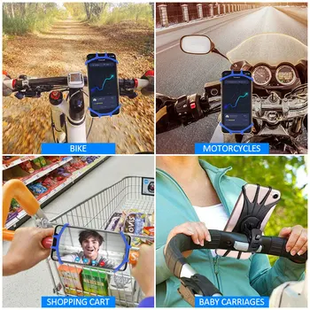 Univerzalni Motocycle Izposoja Mobilni Telefon, Držalo Za IPhone, Samsung Za Xiaomi Huawei Mobile Telefon Kolo Krmilo, Vesa Nosilec
