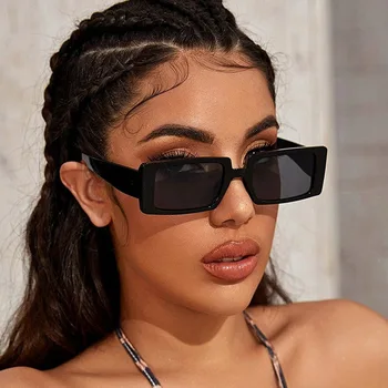 UOT 2021 Kvadratnih Retro sončna Očala Ženske Vintage sončna Očala Za Ženske/Moške Luksuzne blagovne Znamke Očala Ženske Majhne Oculos De Sol