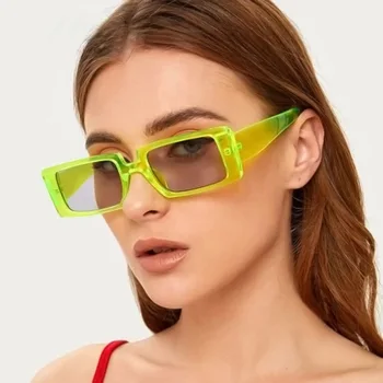 UOT 2021 Kvadratnih Retro sončna Očala Ženske Vintage sončna Očala Za Ženske/Moške Luksuzne blagovne Znamke Očala Ženske Majhne Oculos De Sol