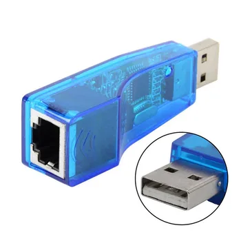 USB 2.0 LAN priključek RJ45 Ethernet 10/100Mbps Omrežja Sim Adapter za Win8 PC USB C Priključki Prilagodilnik Pretvornika USB Adapter