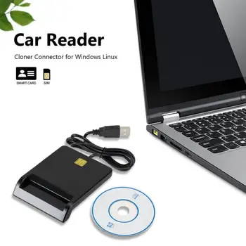 USB 2.0 Multiport Bralnik Pametnih Kartic Za Banke/SD/Nacionalni ID/TF/SIM/CAC/Čip Mini Card, Super Speed Card Reader Adapter