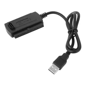 USB 2.0 SATA/PATA/IDE Adapter Hitreje Pretvornik Kabel za Trdi Disk Z Zunanji NAPAJALNIK