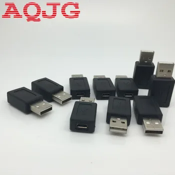 Usb 2.0 tip A, A/M moški-micro usb b ženski priključek jack adapter pretvornik Računalnik adapter Usb na Micro USB adapter AQJG