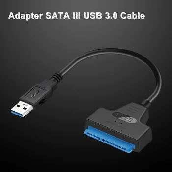 USB 2.0 USB 3.0 Tip C do SATA Pretvornik Kabel Tip C do SATA Adapter Pretvornik-Kabel 22Pin Drive Brezplačno 2.5