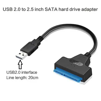 USB 3.0/2.0/Tip C do 2,5 Inch SATA Trdi Disk Adapter Pretvornik-Kabel za 2.5