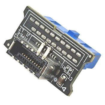 USB 3.0 Notranji 19-Pin za Matično ploščo Glavi USB 3.1 Vrste E Ključni 20-Pin Sprednji Plošči Adapter Pretvornik