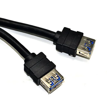 USB 3.0 Spredaj Plošča Kabel 20pin USB Priključek Kabla USB 3.0 za Visoke Hitrosti 20 pin za Dvojna Vrata USB3.0 Središče s Fiksno Stopala za PC