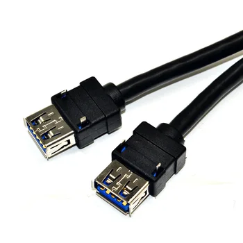 USB 3.0 Spredaj Plošča Kabel 20pin USB Priključek Kabla USB 3.0 za Visoke Hitrosti 20 pin za Dvojna Vrata USB3.0 Središče s Fiksno Stopala za PC