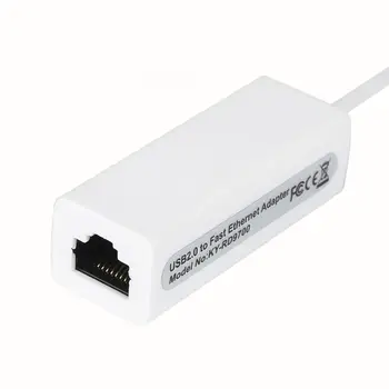 USB Ethernet Adapter USB 2.0 Omrežno Kartico Za RJ45 Lan Za Win7/Win8/Win10 Laptop Ethernet, USB 2.0 priključek RJ45 Zvezdišča Adapter