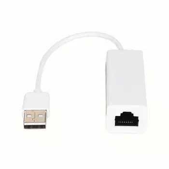 USB Ethernet Adapter USB 2.0 Omrežno Kartico Za RJ45 Lan Za Win7/Win8/Win10 Laptop Ethernet, USB 2.0 priključek RJ45 Zvezdišča Adapter