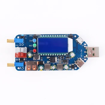 USB Korak DO Napajalni Modul 15W Povečanje Nastavljiv Pretvornik Hitrosti Ventilatorja Nadzor Potenciometer LCD-Zaslon