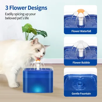 USB Polnilne Pet Pametni Samodejni Obtoku Pitne Vodnjak Filter Razpršilnik Vode Podajalnik Za Pse, Mačke Pet Izdelka