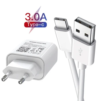 USB Power Adapter 9V1.67A Hitro Polnjenje Tip C Kabel za Samsung Galaxy S30 S10 S20 S8 S9 Plus Opomba 10 9 8 Plus A21S A51 A71 A31