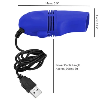 USB sesalnik USB Pripomočke Za Računalnik Vakuumske Mini USB Tipkovnico, Mobilni Telefoni, Prenosni Čistilec Krtačo za Prah Čiščenje Kompleta