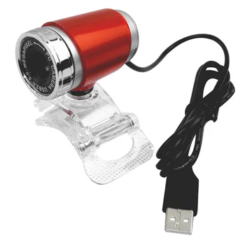 USB Webcam HD Digitalni Video Web Kamera Z Mikrofonom Clip-on za Računalnik Prenosni RAČUNALNIK Prost Gonilnik Spletna kamera Vrtljiva USB Kamera