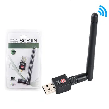 USB Wifi Adapter 300M/600Mbps 2,4 GHz Wifi Sprejemnik, Brezžična Omrežna Kartica USB2.0 Wi-fi Visoke Hitrosti Antene Wifi Adapter
