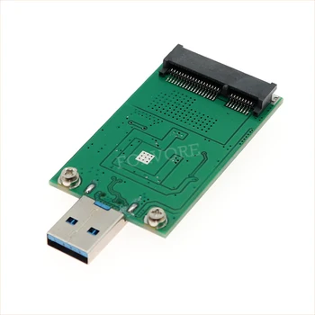 USB za mSATA adapter mini SATA SSD USB 3 3.0 pretvornik mini PCI-e vmesniško Kartico