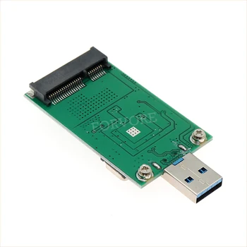 USB za mSATA adapter mini SATA SSD USB 3 3.0 pretvornik mini PCI-e vmesniško Kartico