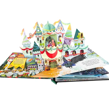 Usborne Pop-Up Pravljice trnuljčica 3D sliko knjige Odbor Kolorit angleščini Dejavnosti pred Spanjem Zgodba Knjige Za Otroke
