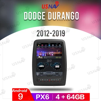 USNAV Tesla slog za Dodge Durango 2011-2019 Android 9.0 4 gb carplay večpredstavnostna Avto Radio, GPS Navigacija Stereo 1din glavne enote