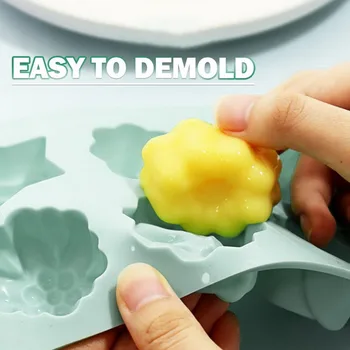Ustvarjalne 2 V 1soap Plesni Silikonski Torto Peko Silikonski Kalup Torto Plesni 3D Cvet v obliki Plesni Sladkarije Milo Plesni Izdelavo Orodja DIY
